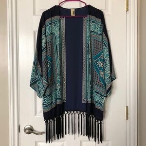 Patterned Kimono Wrap
